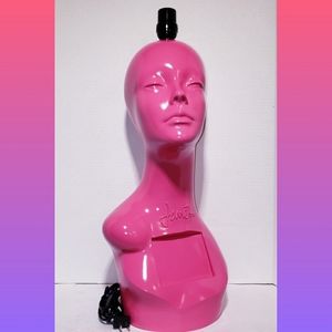 Retro Display Head Table Lamp-Pink